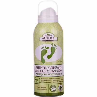 Антиперспирант Зеленая Аптека для ног с тальком 150 мл