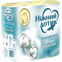 Бумага туалетная Ніжний Дотик Aroma Gold 2-х слойная 4 рулона