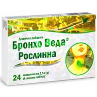 Купить Бронхо Веда со вкусом имбиря леденцы №24 (2 блистера х 12 леденцов) Бронхо Веда со вкусом имбиря леденцы №24 (2 блистера х 12 леденцов)