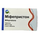 Мифепристон таблетки по 200 мг №3 (блистер)