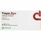 Купить Тиара Дуо таблетки 160 мг / 12,5 мг №28 (4 блистера х 7 таблеток) Тиара Дуо таблетки 160 мг / 12,5 мг №28 (4 блистера х 7 таблеток)