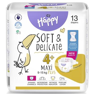 Підгузки Bella Happy Baby Maxi Plus 4+, 9-15 кг, 13 шт.