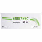 Ипигрикс таблетки по 20 мг №50 (2 блистера х 25 таблеток)
