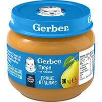 Пюре фруктове Nestle Gerber Груша Вільямс 80 г