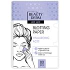 Серветки для обличчя Beauty Derm матуючі з гіалуроновою кислотою 80 шт.