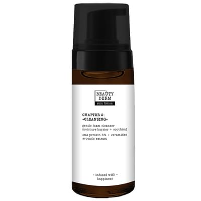 Пенка для умывания Beauty Derm Skin Fiction нежная с протеинами овса и церамидами 150 мл