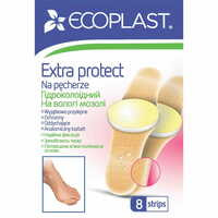 Пластир мозольний Ecoplast Екстра захист на вологі мозолі 8 шт.