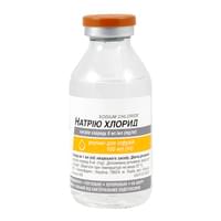 Натрію хлорид Галичфарм розчин д/інф. 0,9% (9 мг/мл) по 100 мл (пляшка)
