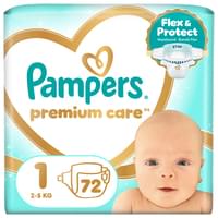 Купить Подгузники Pampers Premium Care Newborn размер 1, 2-5 кг, 72 шт. Подгузники Pampers Premium Care Newborn размер 1, 2-5 кг, 72 шт.