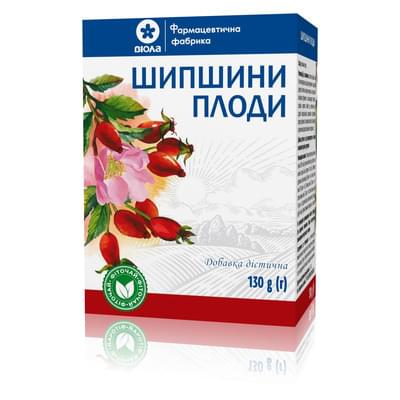 Шипшини плоди Віола по 130 г (коробка з внутр. пакетом)