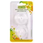 Набір для поїльника Baby Team 5055 силіконовий спаут + трубочка