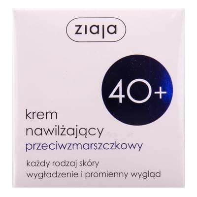 Крем для обличчя Ziaja зволожуючий проти зморшок 40+ 50 мл