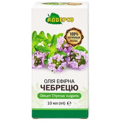Ефірна олія Адверсо Чебрецю 10 мл