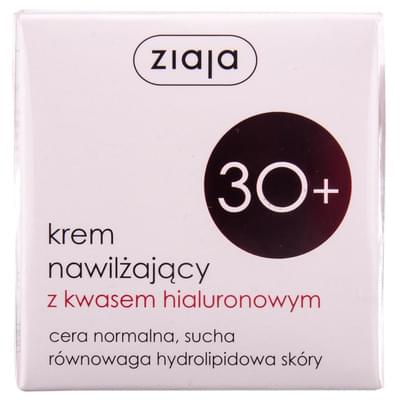 Крем для обличчя Ziaja зволожуючий з гіалуроновою кислотою 30+ 50 мл