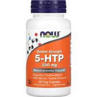 Now 5-НТР 5-Гідрокситриптофан подвійна сила капсули по 200 мг №60