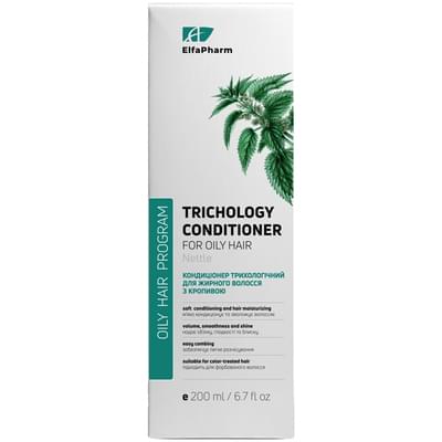 Кондиціонер для волосся Elfa Pharm Oily Hair для жирного волосся трихологічний з кропивою 200 мл