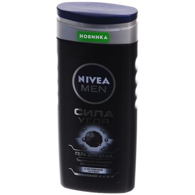 Гель для душу Nivea Сила вугілля чоловічий 250 мл
