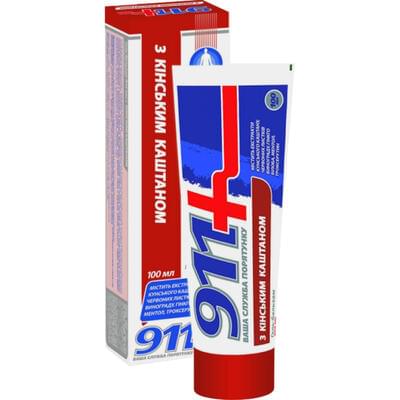 911 з кінським каштаном гель-бальзам по 100 мл (туба)