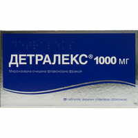 Детралекс таблетки по 1000 мг №30 (3 блистера х 10 таблеток)