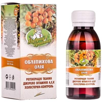 Масло облепиховое Мудрый Травник по 100 мл (флакон)