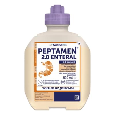 Смесь жидкая Nestle Peptamen 2.0 Enteral для энтерального питания 500 мл