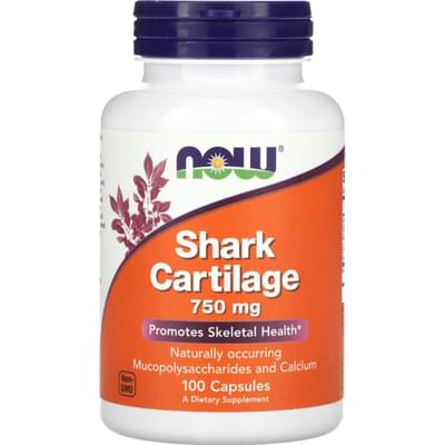 Now Акулій хрящ Shark Cartilage капсули по 750 мг №100