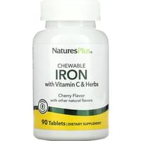 Купить Natures Plus Железо с витамином C Chewable Iron вишневый вкус таблетки жев. №90 Natures Plus Железо с витамином C Chewable Iron вишневый вкус таблетки жев. №90