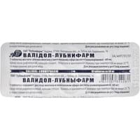Купить Валидол-Лубныфарм таблетки по 60 мг №10 (блистер) Валидол-Лубныфарм таблетки по 60 мг №10 (блистер)