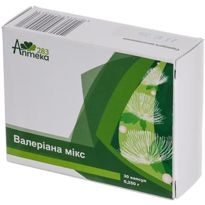 Валериана Микс капсулы №30 (3 блистера х 10 капсул)