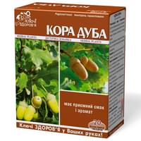 Фіточай Ключі Здоров'я Кора дуба по 1,5 г №20 (фільтр-пакети)