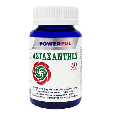 Powerful Астаксантин капсули №60