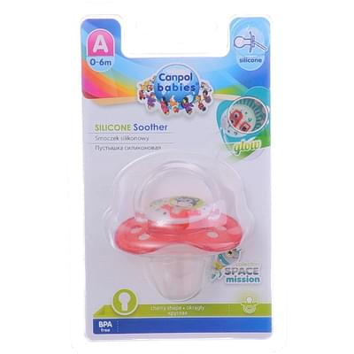 Пустушка силіконова Canpol 22/577 Space Mission кругла 0-6 місяців