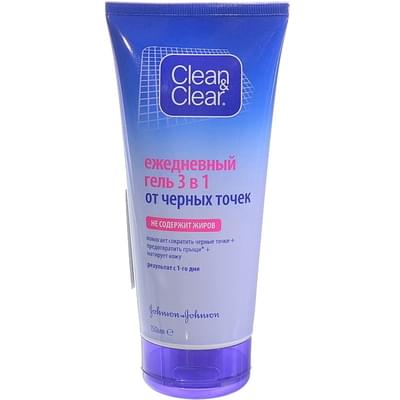 Гель для обличчя C&C щоденний 3 в 1 від чорних точок 150 мл