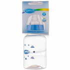 Пляшечка для годування Lindo LI 142 кругла з силіконовою соскою 125 мл