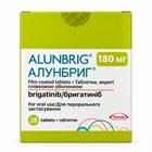 Алунбриг таблетки по 180 мг №28 (4 блистера х 7 таблеток)