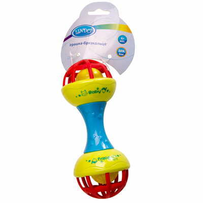 Погремушка Lindo Б 347 разноцветная