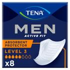 Прокладки урологические Tena Men Active Fit Level 3 мужские 8 шт.