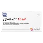 Донекс таблетки по 10 мг №60 (6 блістерів х 10 таблеток)