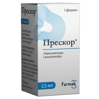 Прескор концентрат д/инф. 2,5 мг/мл по 2,5 мл (флакон)