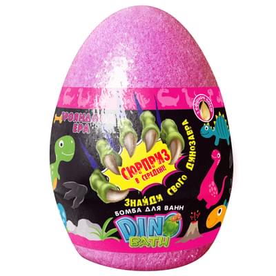 Бомба для ванн Aqua Shine DinoBath Рожева ера 145 г