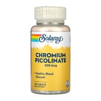 Solaray Хрому піколінат Chromium Picolinate 200 mcg таблетки №100