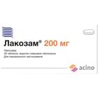 Купить Лакозам таблетки по 200 мг №28 (2 блистера х 14 таблеток) Лакозам таблетки по 200 мг №28 (2 блистера х 14 таблеток)