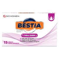 Купить Габа BESTIA (Бестия) таблетки для нормальной психической деятельности, снижению усталости упаковка 15 шт Габа BESTIA (Бестия) таблетки для нормальной психической деятельности, снижению усталости упаковка 15 шт