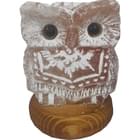 Світильник соляний Філін-2 на пні 1,2 кг висота 14 см