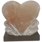 Светильник соляной Сердце прямое высота 14 см