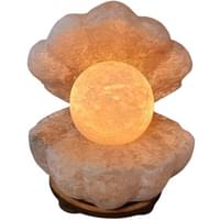 Світильник соляний Мушля з перлиною 3-4 кг висота 19 см