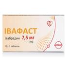 Івафаст таблетки по 7,5 мг №30 (3 блістери х 10 таблеток)