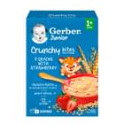 Каша безмолочна Gerber Мультизлакова з хрусткими пластівцями та шматочками полуниці від 1 року 200 г