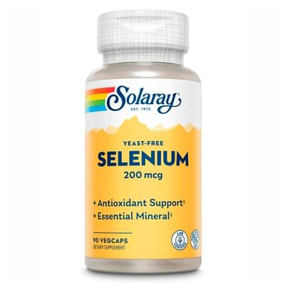 Solaray Selenium Селен капсулы по 200 мкг №90