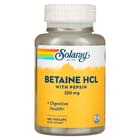 Solaray Бетаїн HCl + пепсин Betaine HCL with Pepsin високоефективний капсули по 250 мг №180